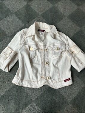 Baby Phat White Denim Jacket